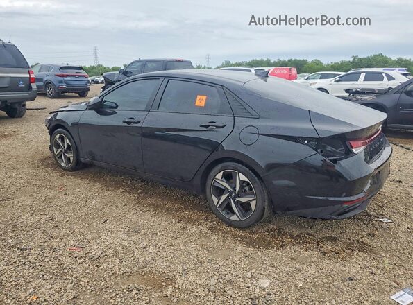 KMHLS4AG3PU555081 2023 HYUNDAI ELANTRA Black Trasero izquierdo