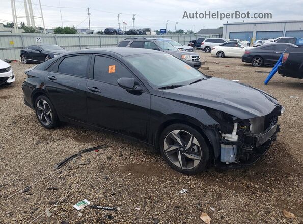 KMHLS4AG3PU555081 2023 HYUNDAI ELANTRA Black Delantero derecho