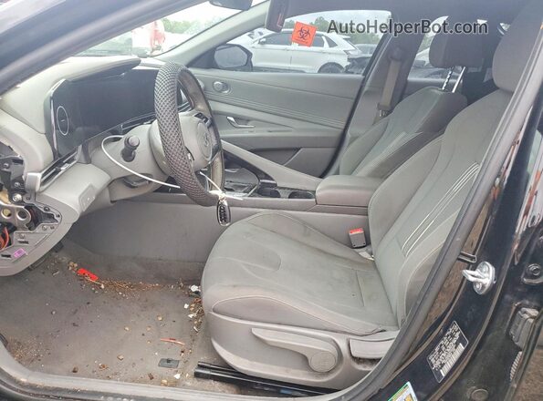 KMHLS4AG3PU555081 2023 HYUNDAI ELANTRA Black Vista interior delantera