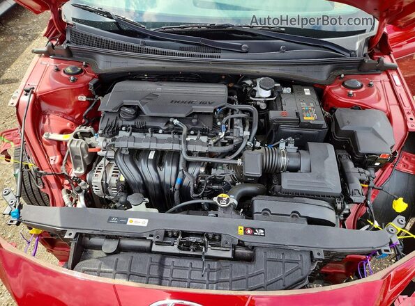 KMHLS4AG3PU599727 2023 HYUNDAI ELANTRA Красный Вид задней части салона