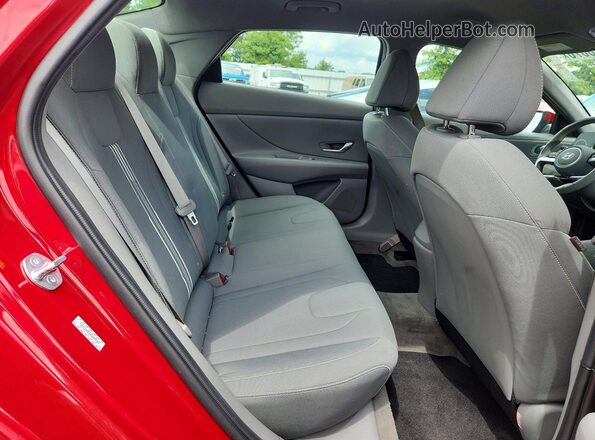 KMHLS4AG3PU599727 2023 HYUNDAI ELANTRA Красный Вид задних сидений