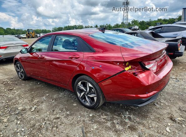 KMHLS4AG3PU599727 2023 HYUNDAI ELANTRA Красный Задняя левая четверть