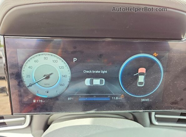 KMHLS4AG3PU599727 2023 HYUNDAI ELANTRA Красный Вид щитка приборов