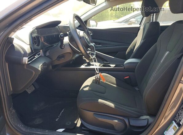 KMHLS4AG3PU628630 2023 HYUNDAI ELANTRA Gray Սալոնի դիմացի տեսք