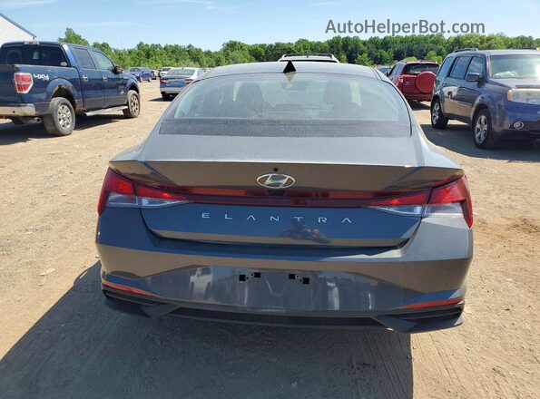 KMHLS4AG3PU628630 2023 HYUNDAI ELANTRA Gray Հետևի տեսք