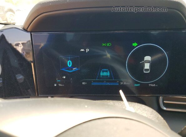KMHLS4AG3PU628630 2023 HYUNDAI ELANTRA Gray Սարքավորումների վահանակի տեսք