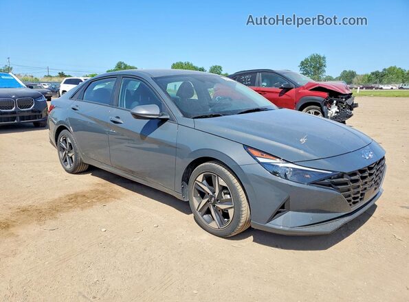 KMHLS4AG3PU628630 2023 HYUNDAI ELANTRA Gray Առջևի աջ