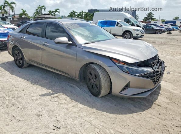 KMHLS4AG4MU166932 2021 HYUNDAI ELANTRA Silver Przód prawy