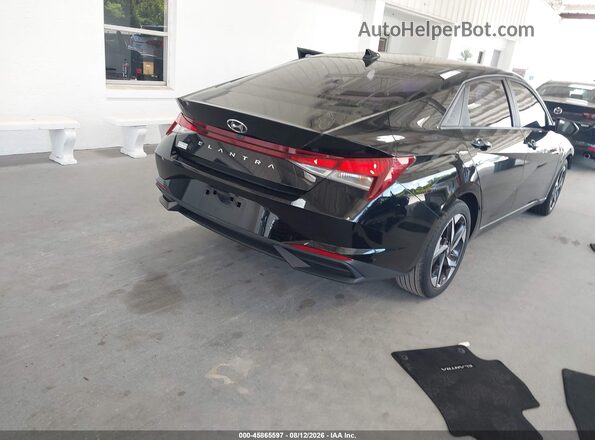 KMHLS4AG4PU383417 2023 HYUNDAI ELANTRA Black Trasero derecho