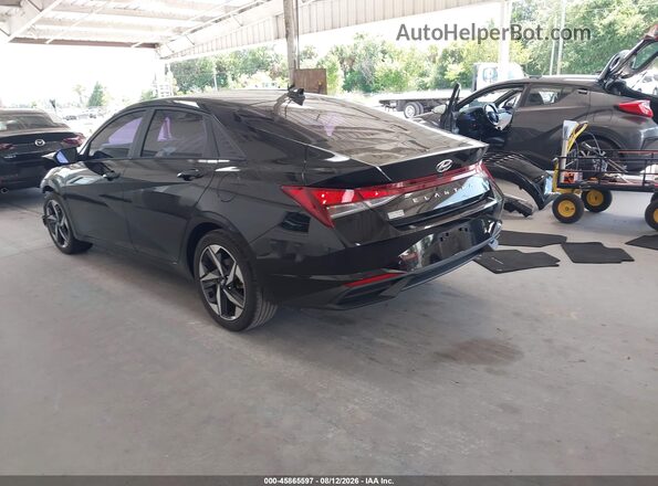 KMHLS4AG4PU383417 2023 HYUNDAI ELANTRA Black Trasero izquierdo