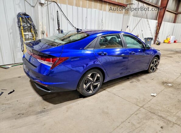 KMHLS4AG4PU415556 2023 HYUNDAI ELANTRA Blue Rear right