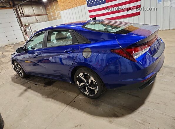 KMHLS4AG4PU415556 2023 HYUNDAI ELANTRA Blue Rear left