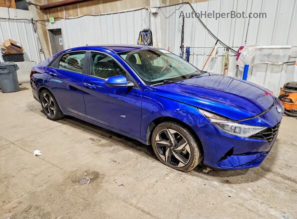 KMHLS4AG4PU415556 2023 HYUNDAI ELANTRA Blue Front right