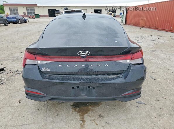 KMHLS4AG4PU519562 2023 HYUNDAI ELANTRA Черный Вид сзади