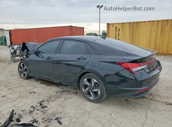 KMHLS4AG4PU519562 2023 HYUNDAI ELANTRA Черный Задняя левая четверть