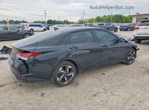 KMHLS4AG4PU519562 2023 HYUNDAI ELANTRA Черный Задняя правая четверть
