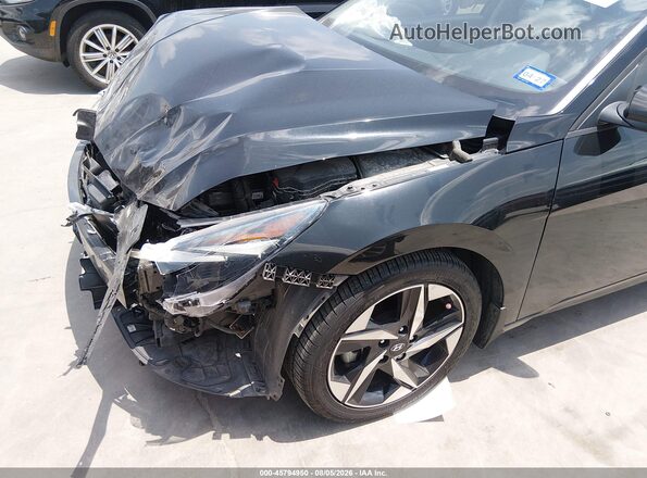 KMHLS4AG4PU525460 2023 HYUNDAI ELANTRA Black Widok z przodu