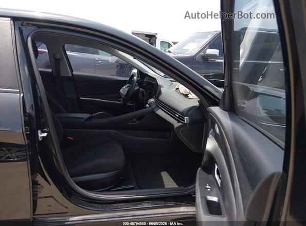 KMHLS4AG4PU525460 2023 HYUNDAI ELANTRA Black Widok wnętrza z przodu