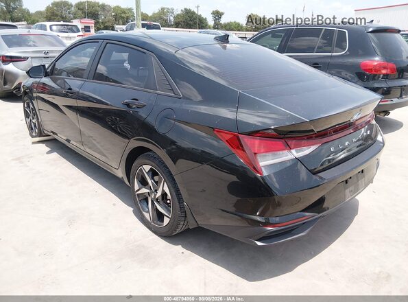 KMHLS4AG4PU525460 2023 HYUNDAI ELANTRA Black Tył lewy