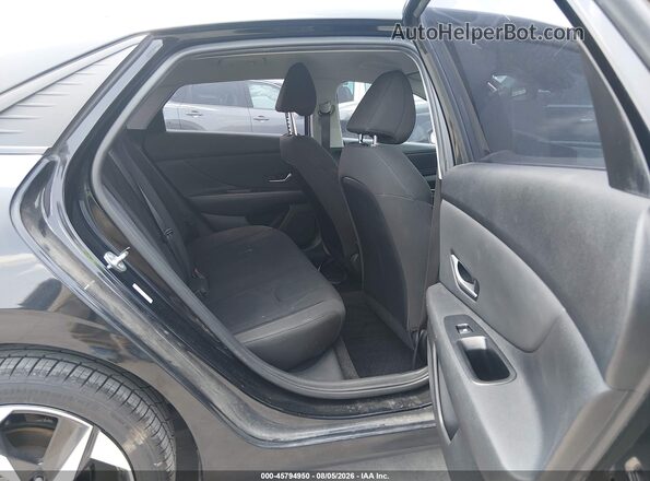 KMHLS4AG4PU525460 2023 HYUNDAI ELANTRA Black Widok naklejki z numerem VIN