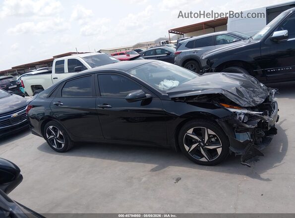 KMHLS4AG4PU525460 2023 HYUNDAI ELANTRA Black Widok wnętrza z tyłu