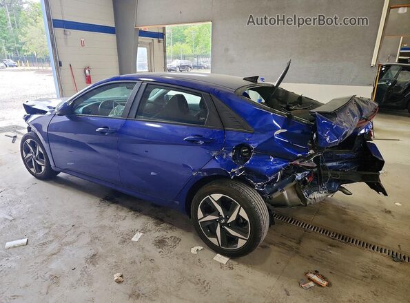 KMHLS4AG4PU617247 2023 HYUNDAI ELANTRA Blue უკანა მარცხენა