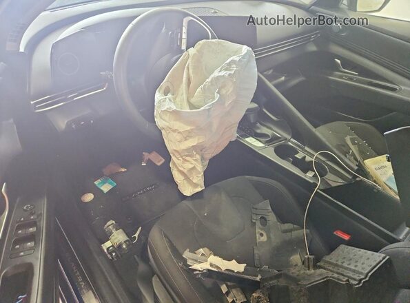 KMHLS4AG4PU617247 2023 HYUNDAI ELANTRA Blue წინა პანელის ხედი