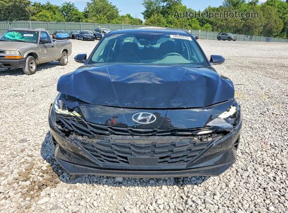 KMHLS4AG5PU387718 2023 HYUNDAI ELANTRA Black Front view