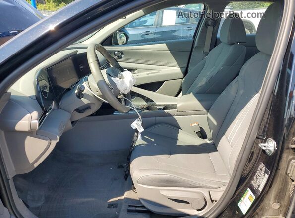 KMHLS4AG5PU387718 2023 HYUNDAI ELANTRA Black Front interior view
