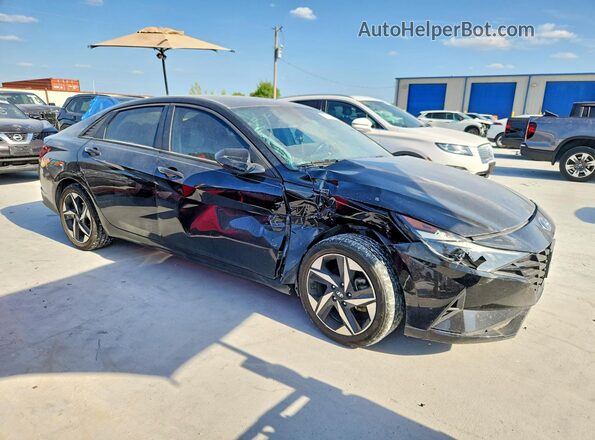 KMHLS4AG5PU416585 2023 HYUNDAI ELANTRA Black წინა მარჯვენა