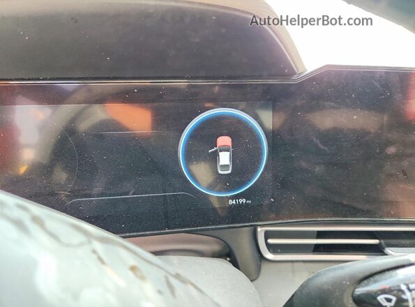 KMHLS4AG5PU416585 2023 HYUNDAI ELANTRA Black ხელსაწყოთა პანელის ხედი