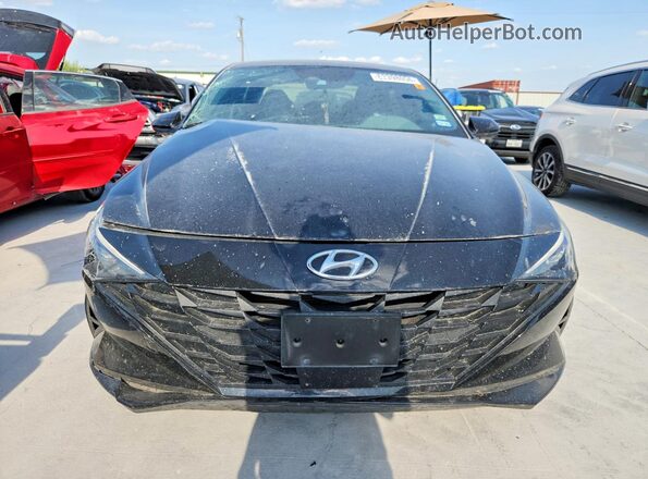 KMHLS4AG5PU416585 2023 HYUNDAI ELANTRA Black წინა ხედი