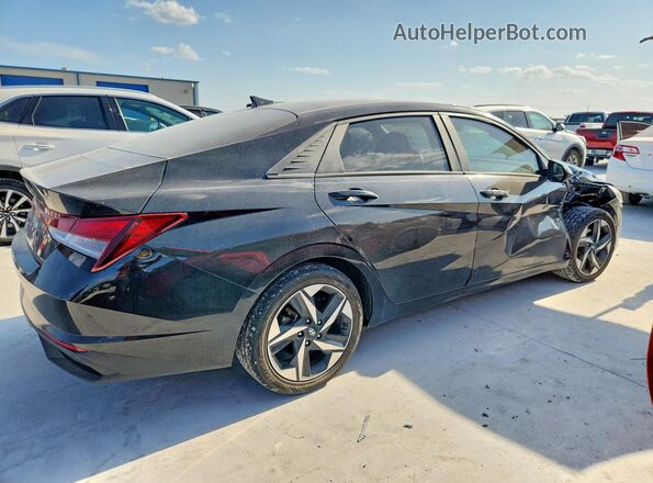 KMHLS4AG5PU416585 2023 HYUNDAI ELANTRA Black უკანა მარჯვენა