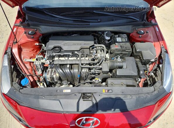 KMHLS4AG5PU428106 2023 HYUNDAI ELANTRA Red Սալոնի հետևի տեսք