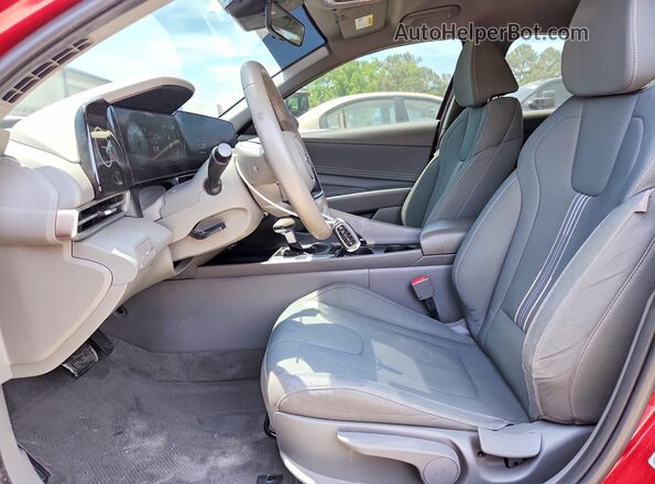 KMHLS4AG5PU428106 2023 HYUNDAI ELANTRA Red Սալոնի դիմացի տեսք