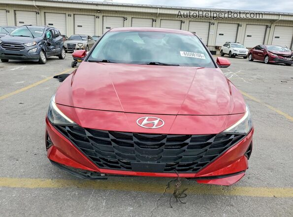 KMHLS4AG5PU483770 2023 HYUNDAI ELANTRA Red Vista frontal