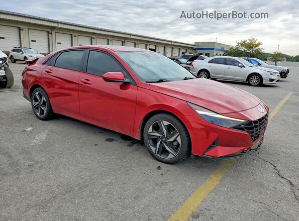 KMHLS4AG5PU483770 2023 HYUNDAI ELANTRA Red Delantero derecho