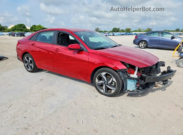 KMHLS4AG5PU486152 2023 HYUNDAI ELANTRA Red Առջևի աջ