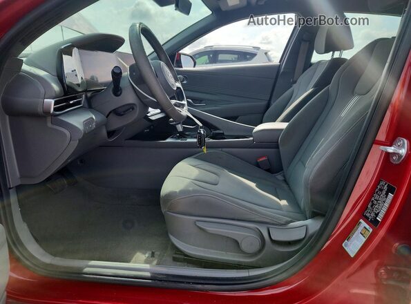 KMHLS4AG5PU486152 2023 HYUNDAI ELANTRA Red Սալոնի դիմացի տեսք
