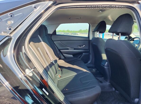 KMHLS4AG5PU518288 2023 HYUNDAI ELANTRA Black Вид задніх сидінь