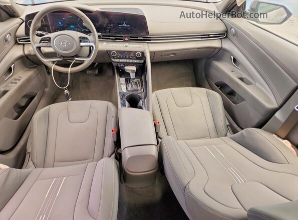 KMHLS4AG5PU552523 2023 HYUNDAI ELANTRA Gray Вид панелі приладів