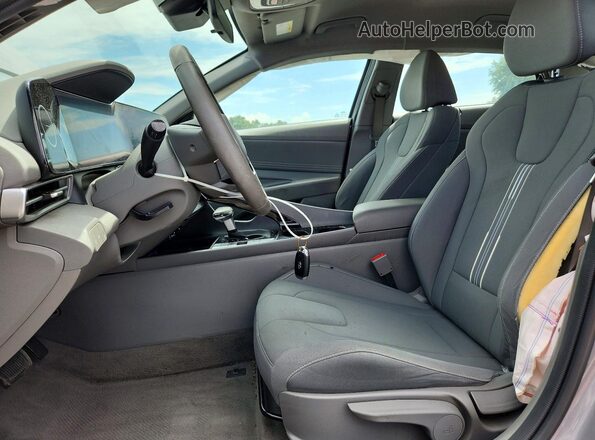 KMHLS4AG5PU552523 2023 HYUNDAI ELANTRA Gray Вид салону спереду