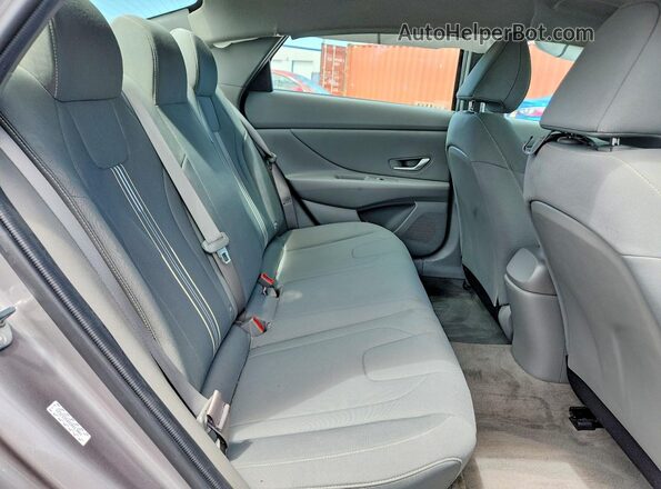KMHLS4AG5PU552523 2023 HYUNDAI ELANTRA Gray Вид задніх сидінь