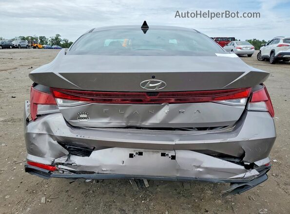 KMHLS4AG5PU555289 2023 HYUNDAI ELANTRA Silver Widok z tyłu