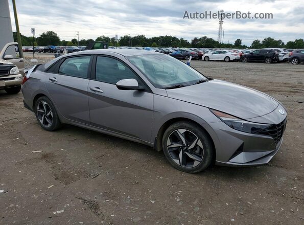 KMHLS4AG5PU555289 2023 HYUNDAI ELANTRA Silver Przód prawy