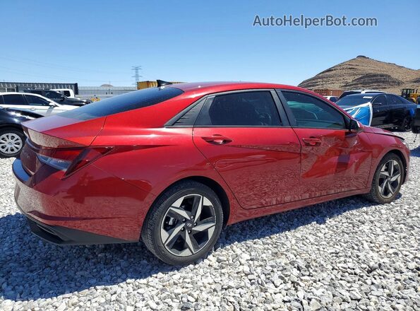KMHLS4AG5PU591127 2023 HYUNDAI ELANTRA Красный Задняя правая четверть