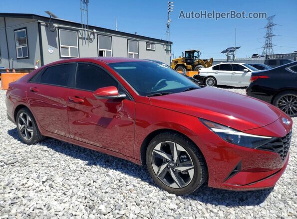 KMHLS4AG5PU591127 2023 HYUNDAI ELANTRA Красный Передняя правая четверть