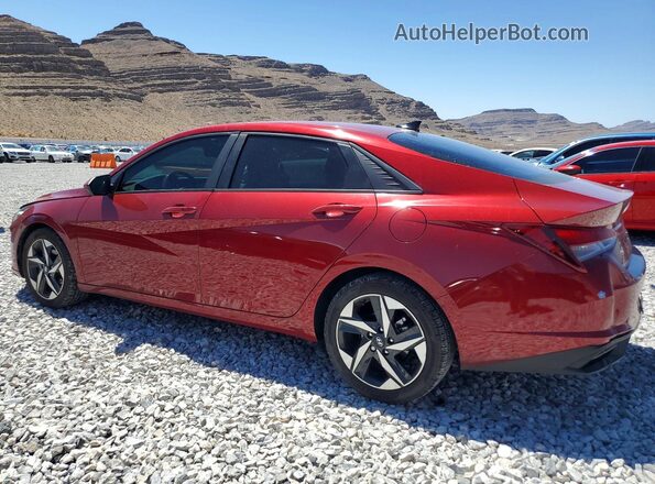 KMHLS4AG5PU591127 2023 HYUNDAI ELANTRA Красный Задняя левая четверть
