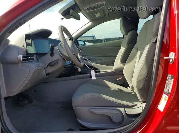KMHLS4AG5PU591788 2023 HYUNDAI ELANTRA Red Front interior view