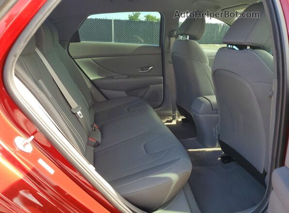 KMHLS4AG5PU591788 2023 HYUNDAI ELANTRA Red Rear seats view